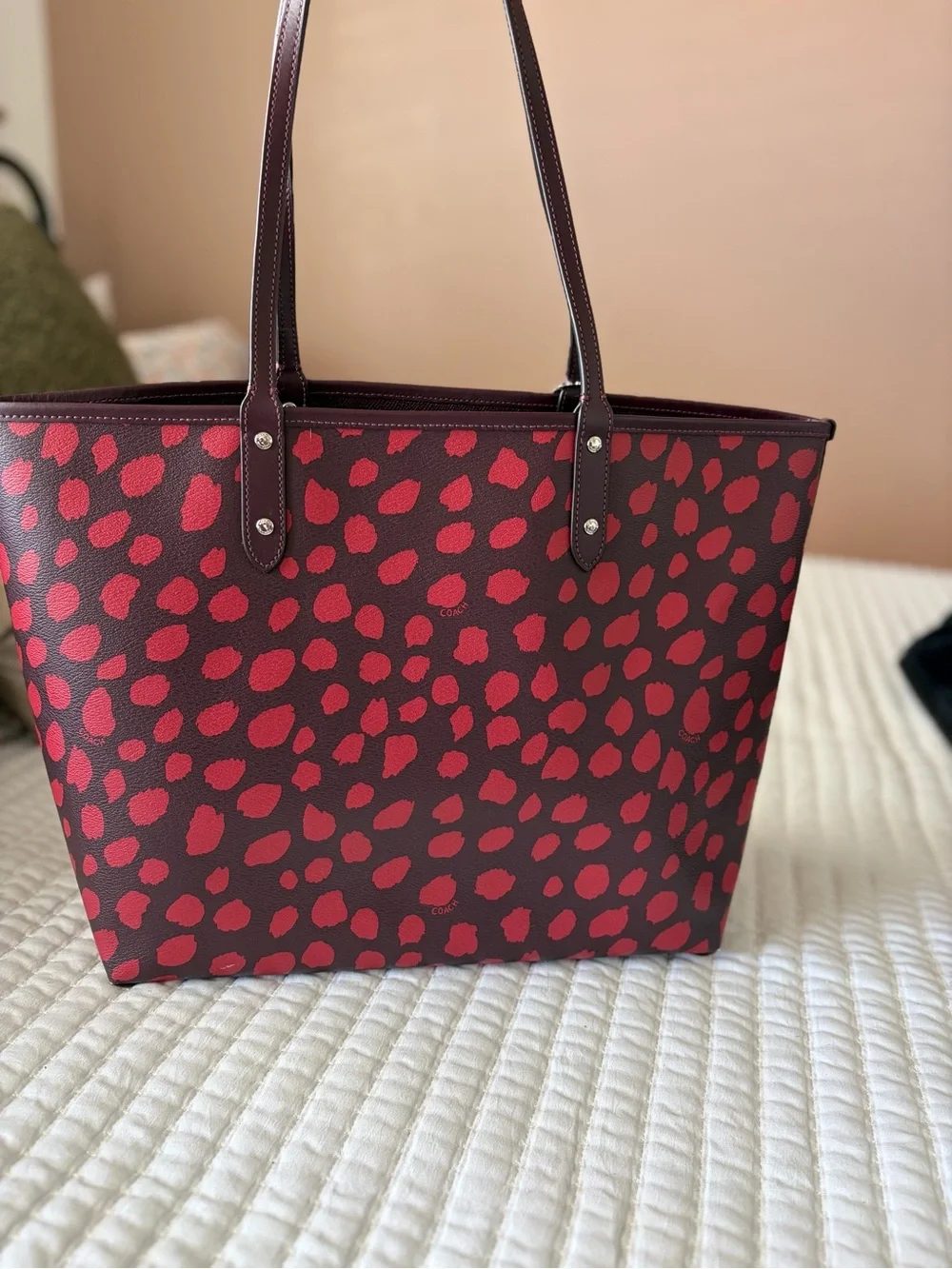 Coach reversible Leather Tote